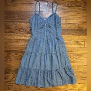 Hollister Blue Poplin Dress